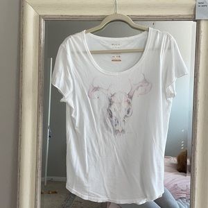 White RVCA Graphic Tshirt Size M